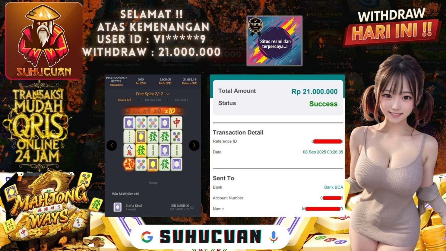SUHUCUAN JACKPOT SLOT MAHJONG WAYS